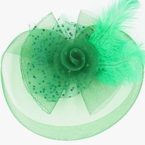 Elegant Green Fascinator Hat